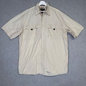 Vintage Eddie Bauer Legend Men's Size XLT Tall Nylon Button Down Shirt